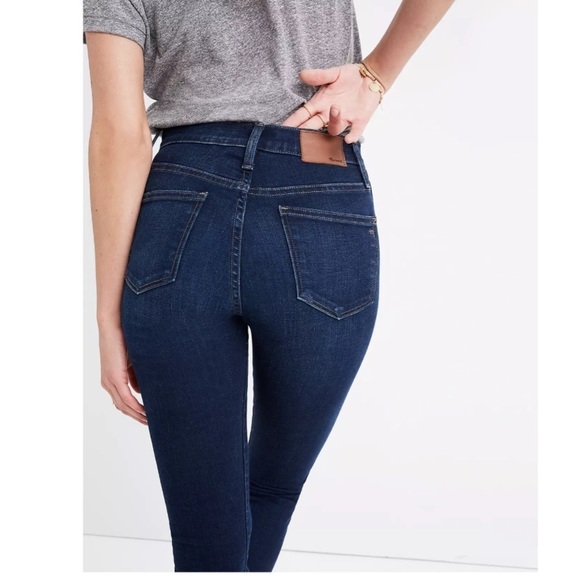 Madewell 10” High-Rise Skinny with magic pockets - Picture 4 of 4
